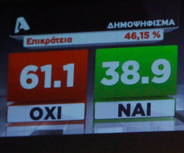 Greek vote, 5 July 2015