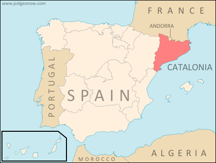 Image result for map catalonia spain